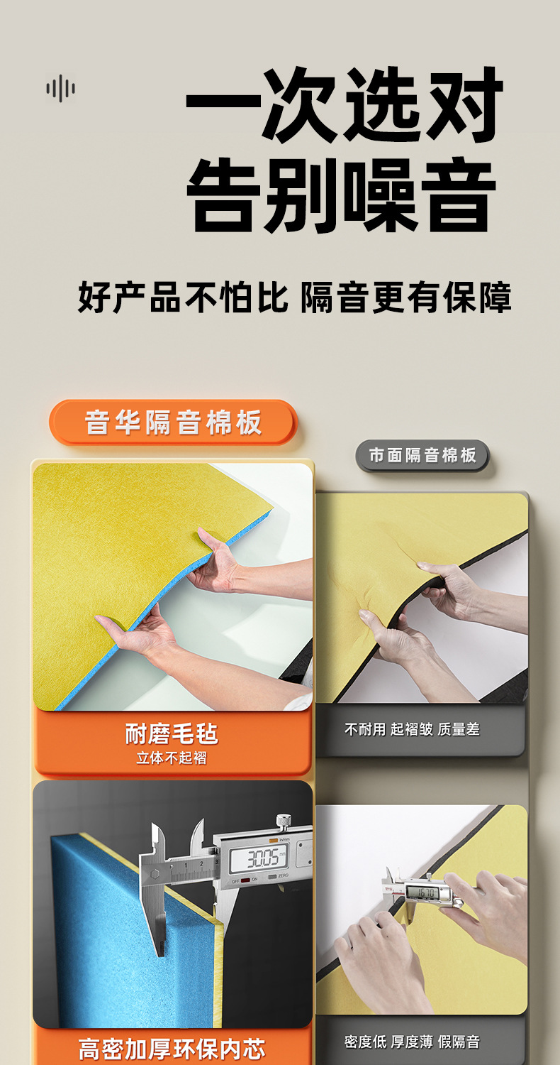 環(huán)保隔音門氈對比